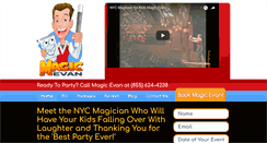 Desktop Screenshot of magicevan.com